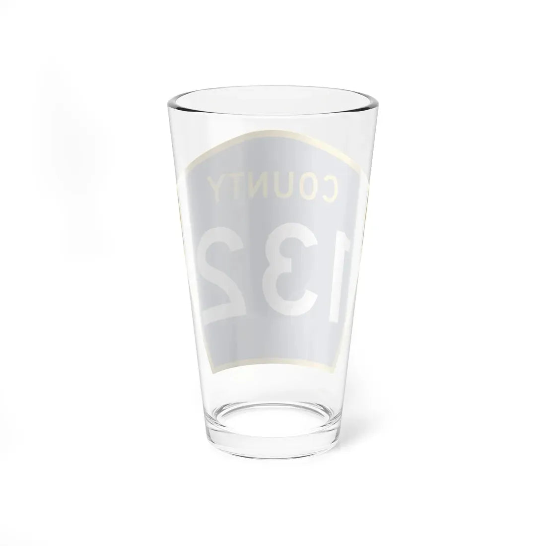 County 132 MN (Minnesota) (Road Sign) Pint Glass 16oz - Go Mug Yourself