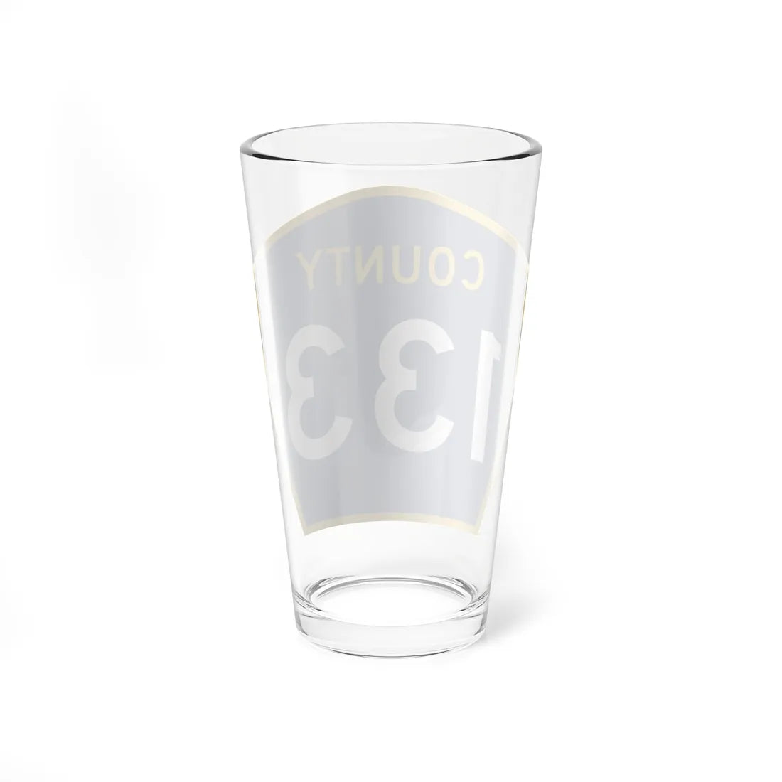 County 133 MN (Minnesota) (Road Sign) Pint Glass 16oz - Go Mug Yourself