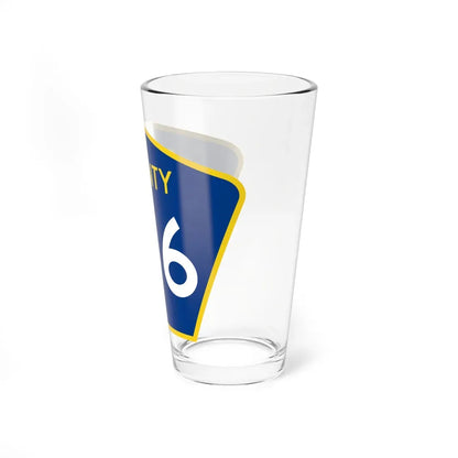 County 136 MN (Minnesota) (Road Sign) Pint Glass 16oz - Go Mug Yourself