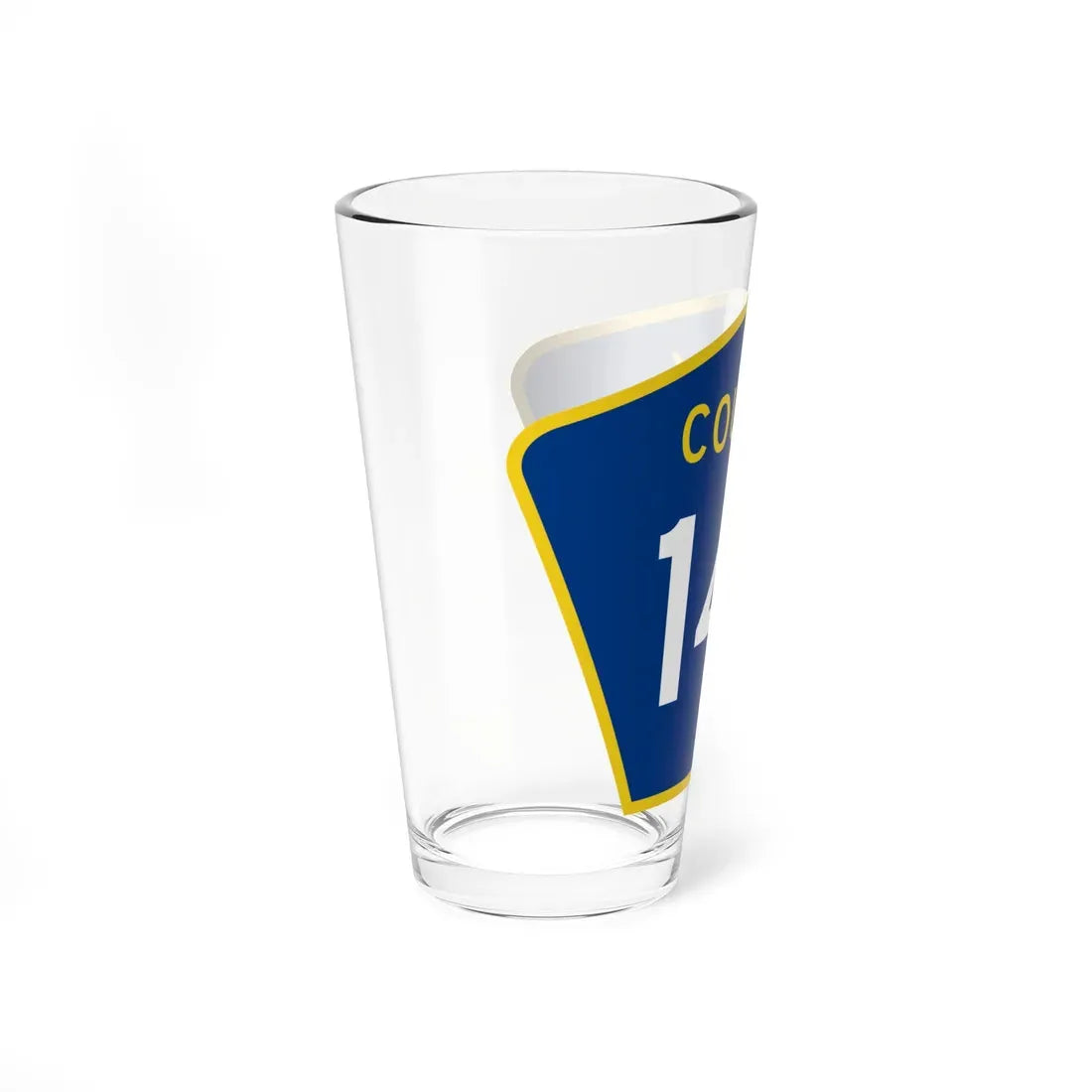 County 141 MN (Minnesota) (Road Sign) Pint Glass 16oz - Go Mug Yourself