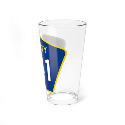 County 141 MN (Minnesota) (Road Sign) Pint Glass 16oz - Go Mug Yourself
