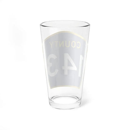 County 143 MN (Minnesota) (Road Sign) Pint Glass 16oz - Go Mug Yourself