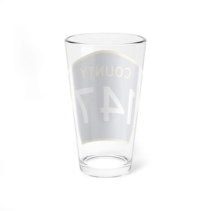 County 147 MN (Minnesota) (Road Sign) Pint Glass 16oz - Go Mug Yourself