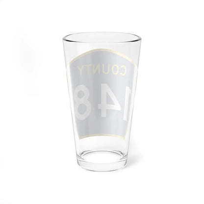County 148 MN (Minnesota) (Road Sign) Pint Glass 16oz - Go Mug Yourself