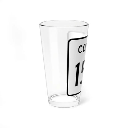 County 150 square (Minnesota) (Road Sign) Pint Glass 16oz - Go Mug Yourself