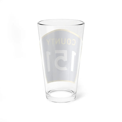County 151 MN (Minnesota) (Road Sign) Pint Glass 16oz - Go Mug Yourself