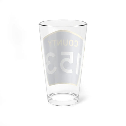 County 153 MN (Minnesota) (Road Sign) Pint Glass 16oz - Go Mug Yourself