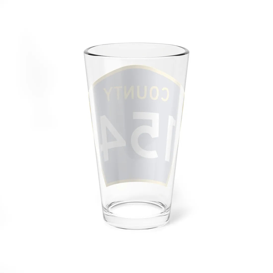 County 154 MN (Minnesota) (Road Sign) Pint Glass 16oz - Go Mug Yourself