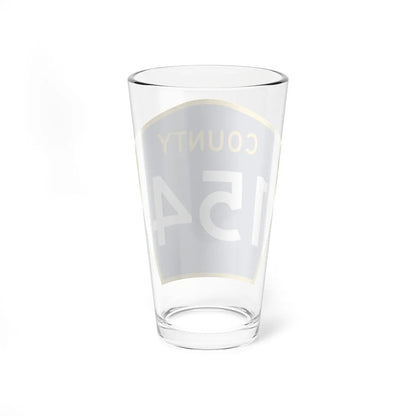 County 154 MN (Minnesota) (Road Sign) Pint Glass 16oz - Go Mug Yourself