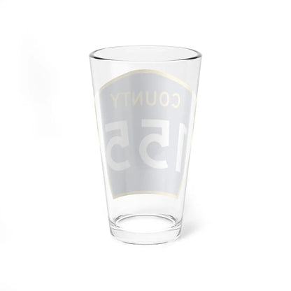 County 155 MN (Minnesota) (Road Sign) Pint Glass 16oz - Go Mug Yourself