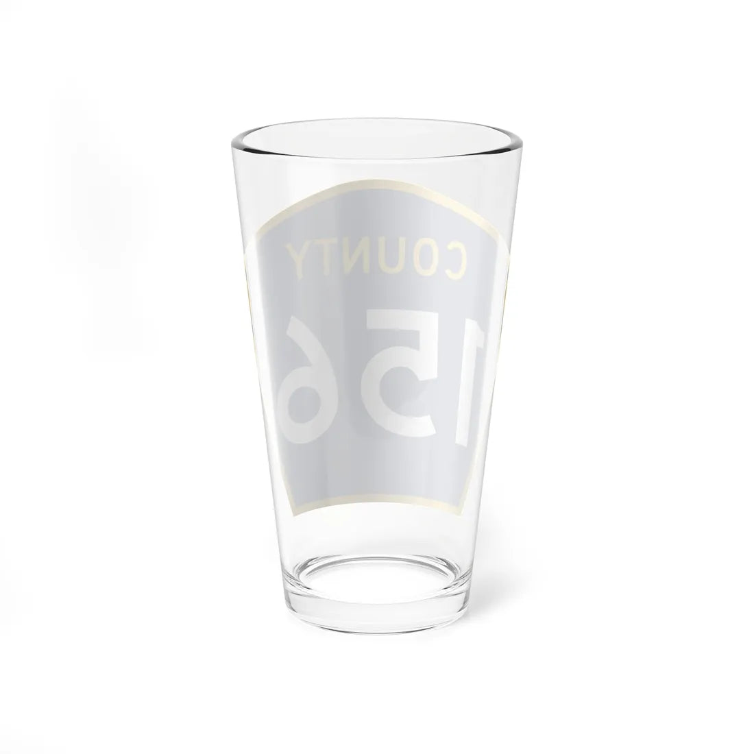 County 156 MN (Minnesota) (Road Sign) Pint Glass 16oz - Go Mug Yourself