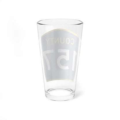 County 157 MN (Minnesota) (Road Sign) Pint Glass 16oz - Go Mug Yourself