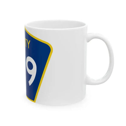 County 159 MN (Minnesota) (Road Sign) White Coffee Mug - Go Mug Yourself