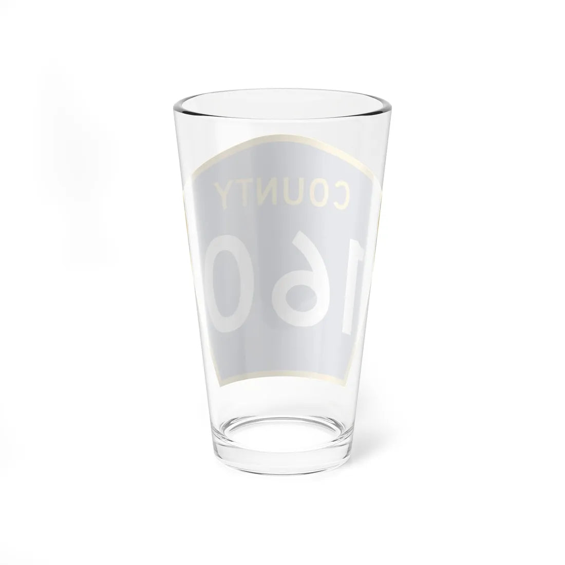 County 160 MN (Minnesota) (Road Sign) Pint Glass 16oz - Go Mug Yourself