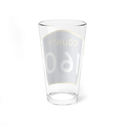 County 160 MN (Minnesota) (Road Sign) Pint Glass 16oz - Go Mug Yourself