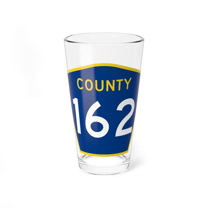 County 162 MN (Minnesota) (Road Sign) Pint Glass 16oz 16oz - Go Mug Yourself