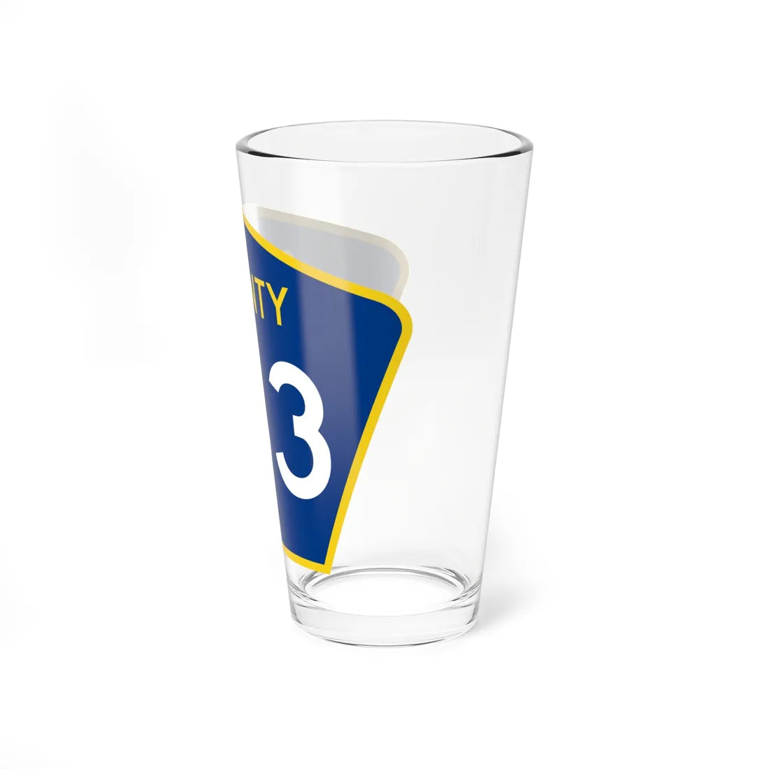 County 163 MN (Minnesota) (Road Sign) Pint Glass 16oz - Go Mug Yourself
