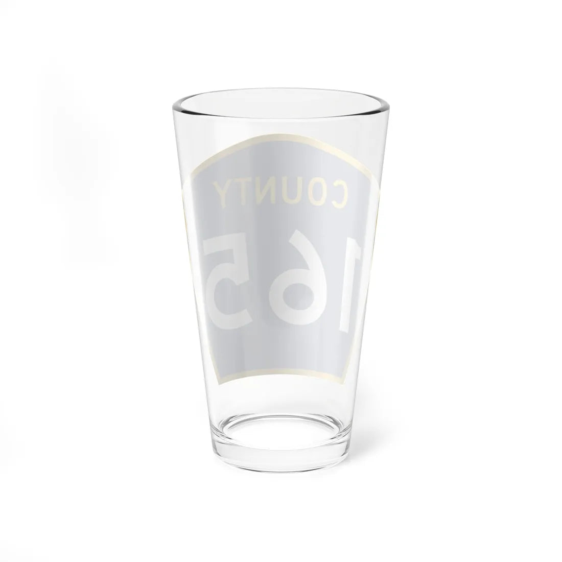 County 165 MN (Minnesota) (Road Sign) Pint Glass 16oz - Go Mug Yourself