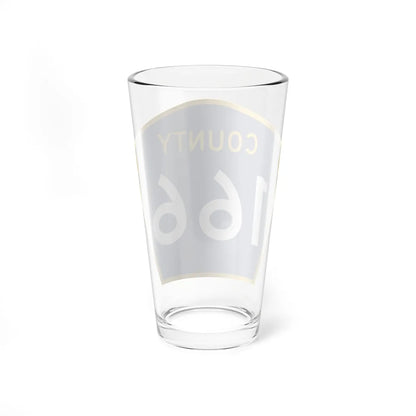 County 166 MN (Minnesota) (Road Sign) Pint Glass 16oz - Go Mug Yourself