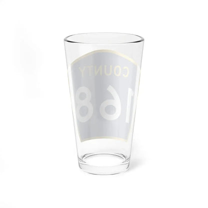 County 168 MN (Minnesota) (Road Sign) Pint Glass 16oz - Go Mug Yourself