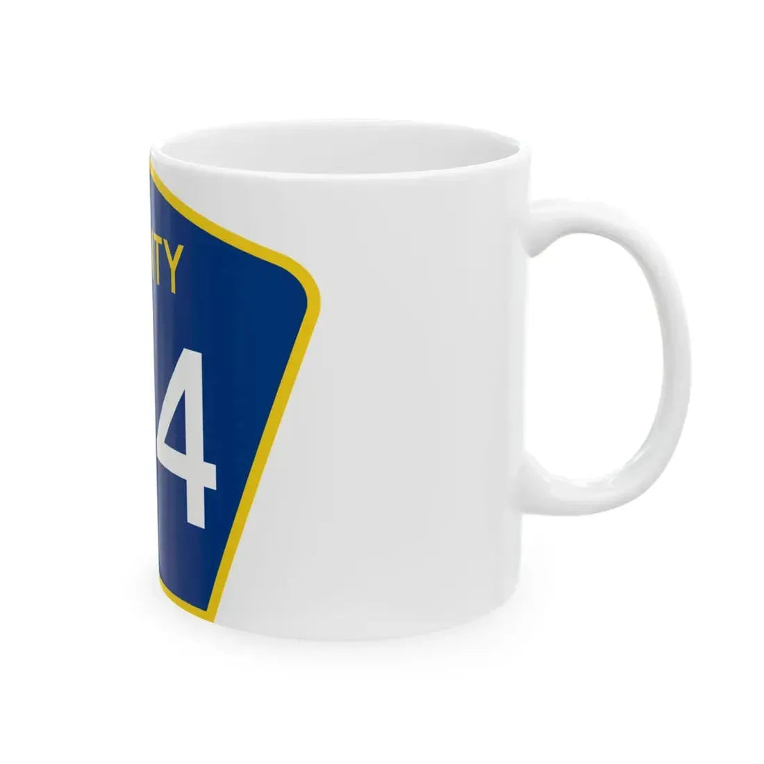 County 174 MN (Minnesota) (Road Sign) White Coffee Mug - Go Mug Yourself