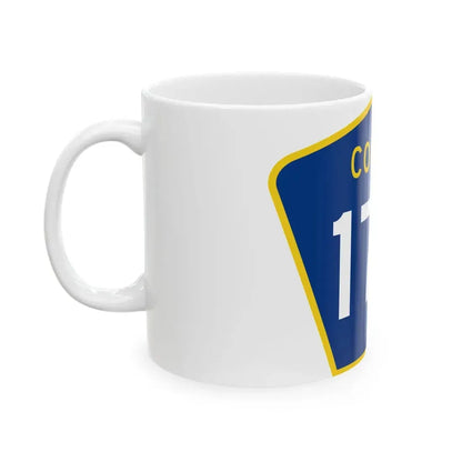 County 177 MN (Minnesota) (Road Sign) White Coffee Mug - Go Mug Yourself