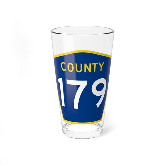 County 179 MN (Minnesota) (Road Sign) Pint Glass 16oz 16oz - Go Mug Yourself