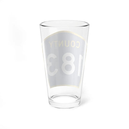 County 183 MN (Minnesota) (Road Sign) Pint Glass 16oz - Go Mug Yourself