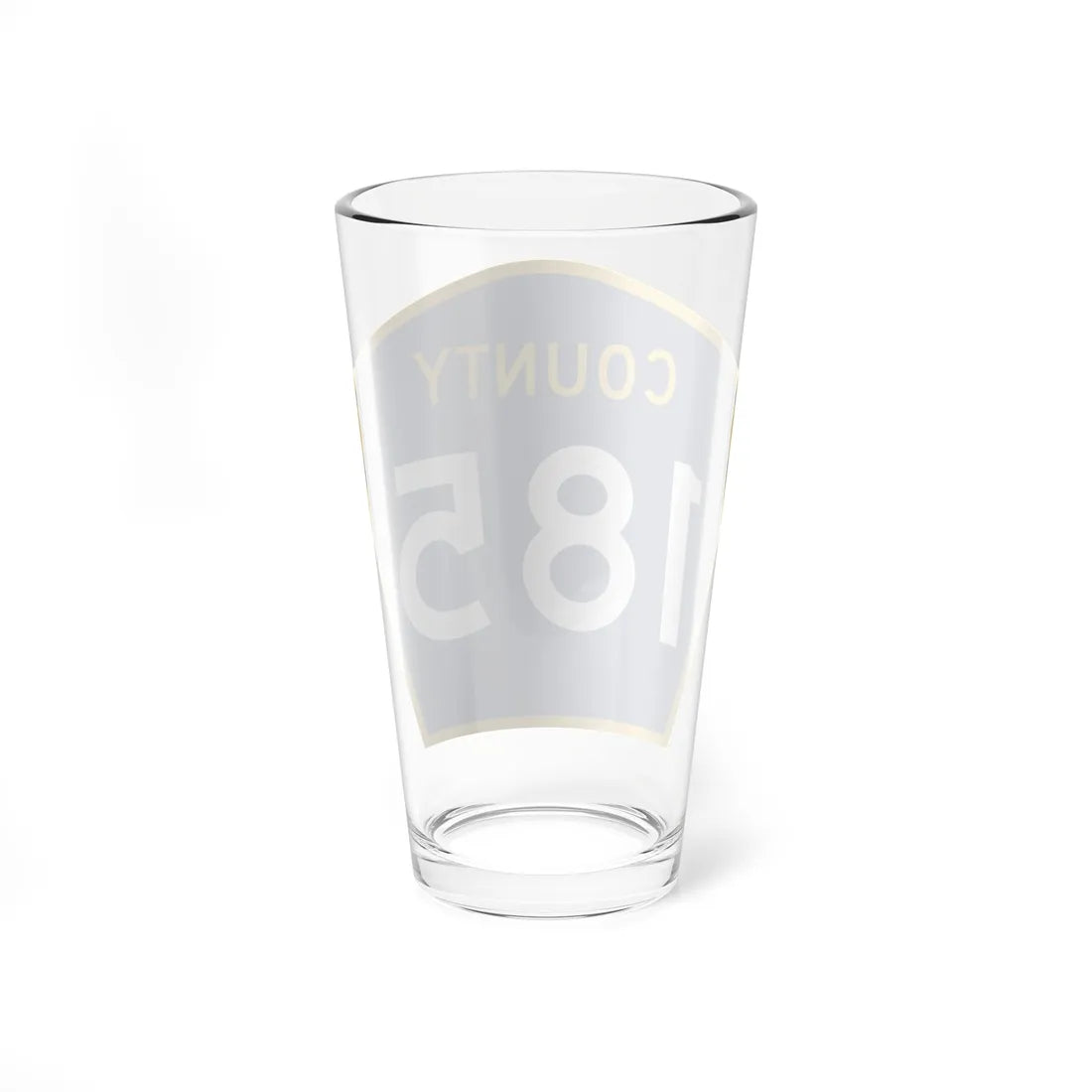 County 185 MN (Minnesota) (Road Sign) Pint Glass 16oz - Go Mug Yourself