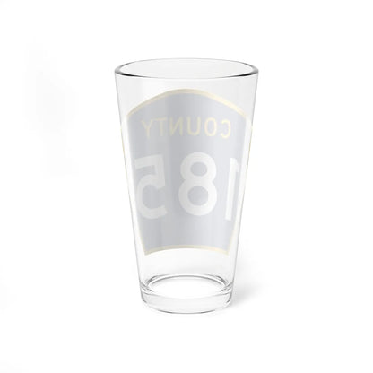 County 185 MN (Minnesota) (Road Sign) Pint Glass 16oz - Go Mug Yourself
