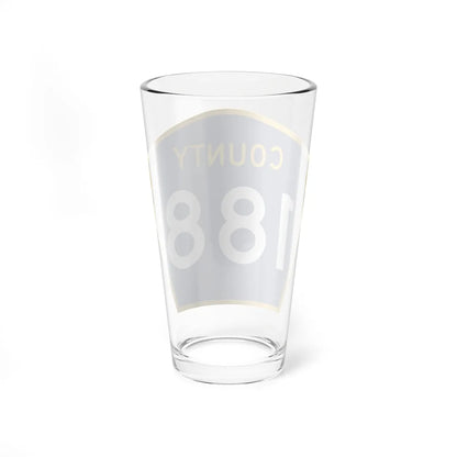 County 188 MN (Minnesota) (Road Sign) Pint Glass 16oz - Go Mug Yourself