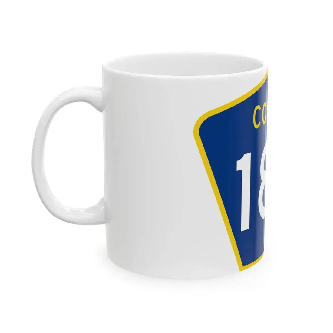 County 188 MN (Minnesota) (Road Sign) White Coffee Mug - Go Mug Yourself