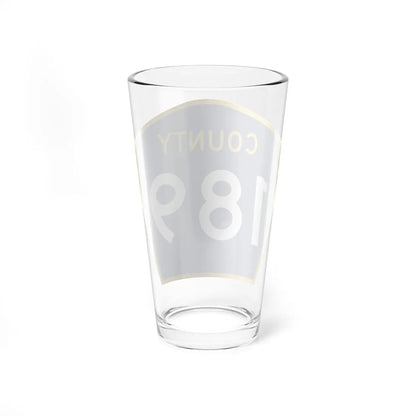 County 189 MN (Minnesota) (Road Sign) Pint Glass 16oz - Go Mug Yourself