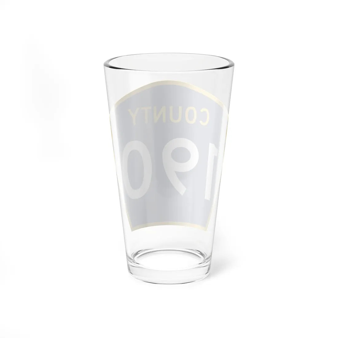 County 190 MN (Minnesota) (Road Sign) Pint Glass 16oz - Go Mug Yourself