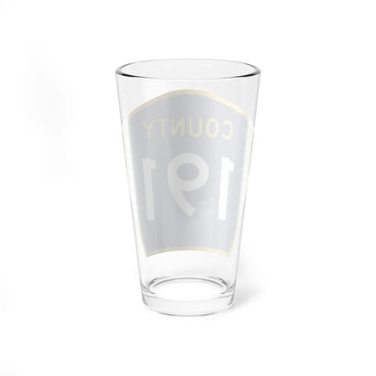 County 191 MN (Minnesota) (Road Sign) Pint Glass 16oz - Go Mug Yourself