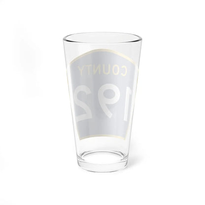 County 192 MN (Minnesota) (Road Sign) Pint Glass 16oz - Go Mug Yourself