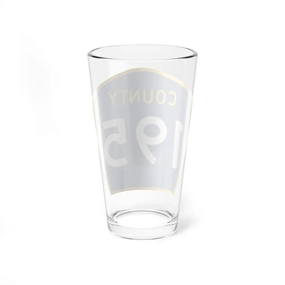 County 195 MN (Minnesota) (Road Sign) Pint Glass 16oz - Go Mug Yourself
