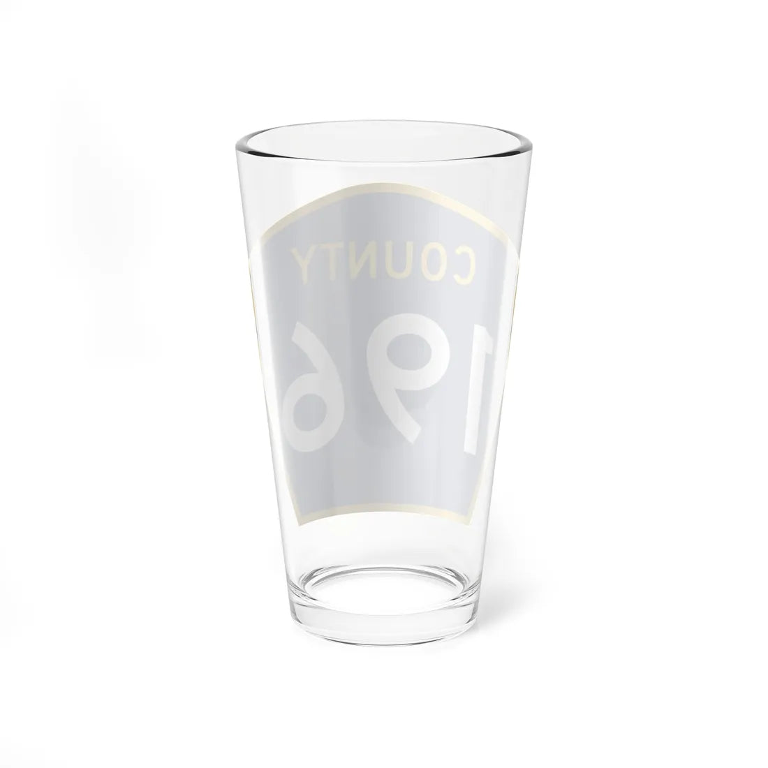 County 196 MN (Minnesota) (Road Sign) Pint Glass 16oz - Go Mug Yourself