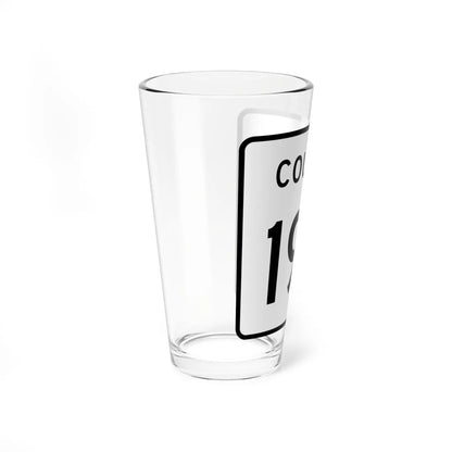 County 196 square (Minnesota) (Road Sign) Pint Glass 16oz - Go Mug Yourself