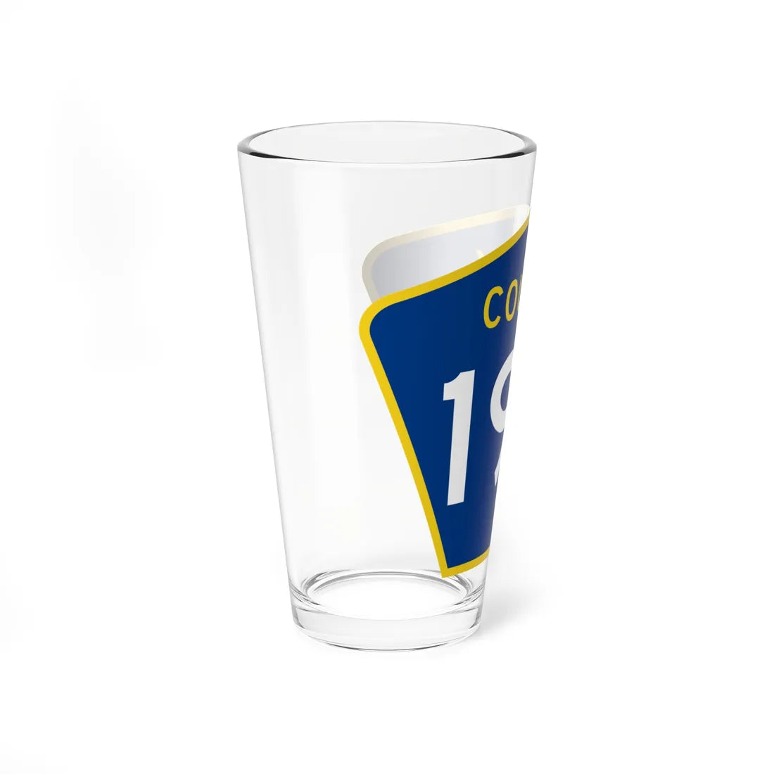 County 198 MN (Minnesota) (Road Sign) Pint Glass 16oz - Go Mug Yourself