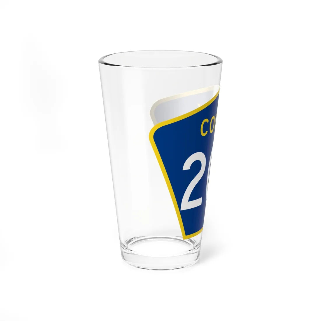 County 200 MN (Minnesota) (Road Sign) Pint Glass 16oz - Go Mug Yourself