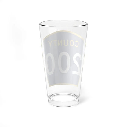 County 200 MN (Minnesota) (Road Sign) Pint Glass 16oz - Go Mug Yourself