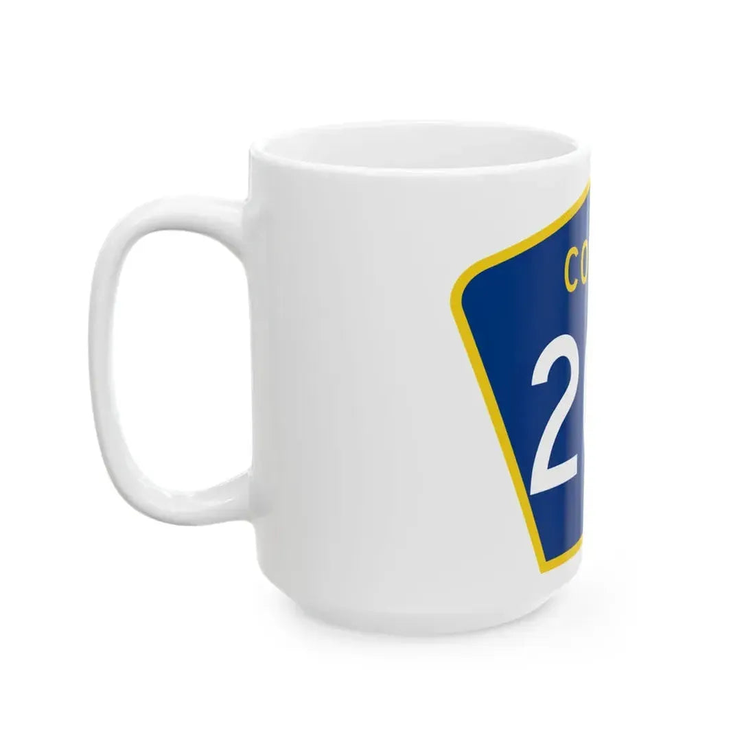 County 200 MN (Minnesota) (Road Sign) White Coffee Mug - Go Mug Yourself