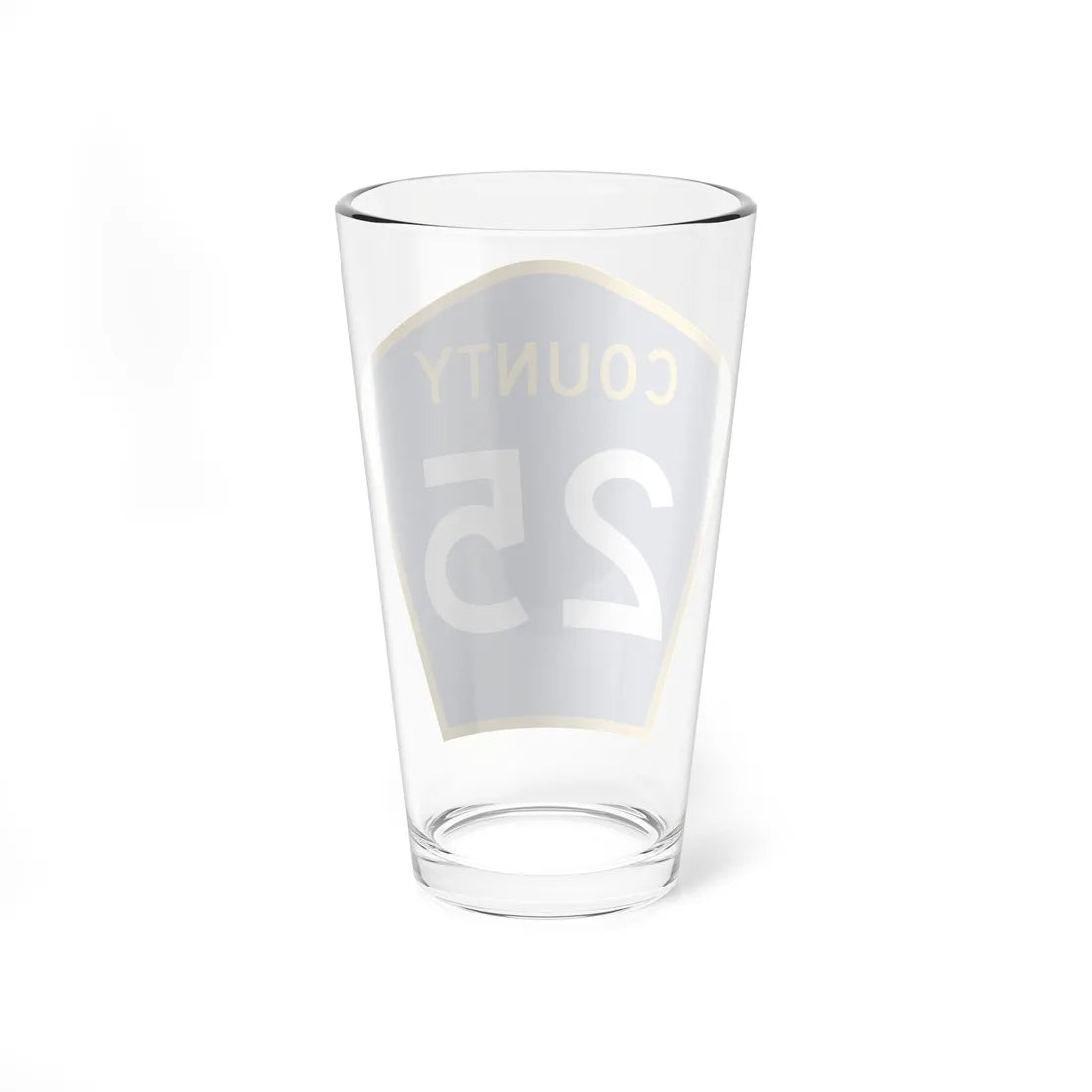 County 25 MN (Minnesota) (Road Sign) Pint Glass 16oz - Go Mug Yourself