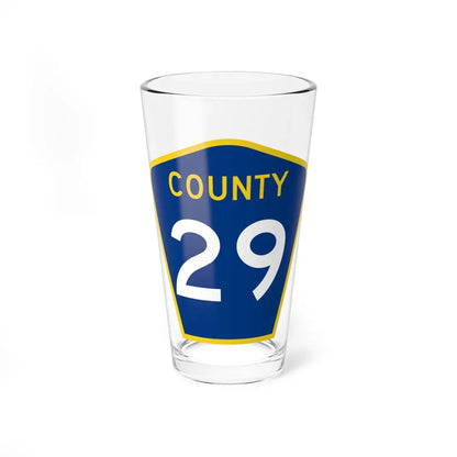 County 29 MN (Minnesota) (Road Sign) Pint Glass 16oz 16oz - Go Mug Yourself