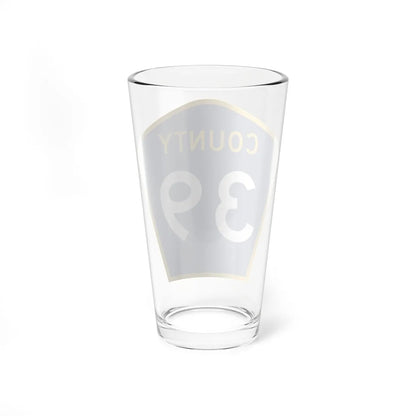 County 39 MN (Minnesota) (Road Sign) Pint Glass 16oz - Go Mug Yourself