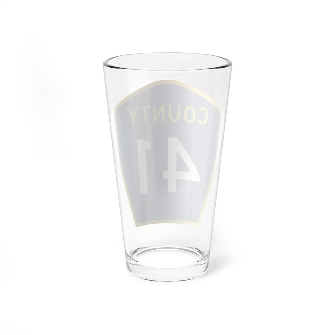 County 41 MN (Minnesota) (Road Sign) Pint Glass 16oz - Go Mug Yourself
