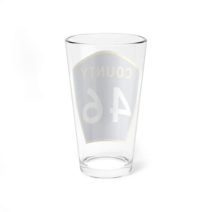 County 46 MN (Minnesota) (Road Sign) Pint Glass 16oz - Go Mug Yourself