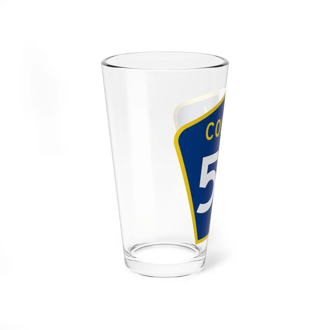 County 50 MN (Minnesota) (Road Sign) Pint Glass 16oz - Go Mug Yourself