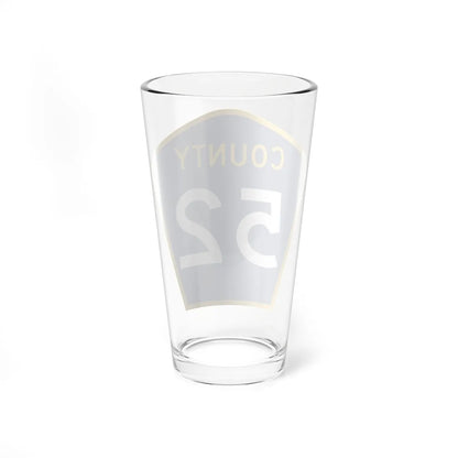 County 52 MN (Minnesota) (Road Sign) Pint Glass 16oz - Go Mug Yourself